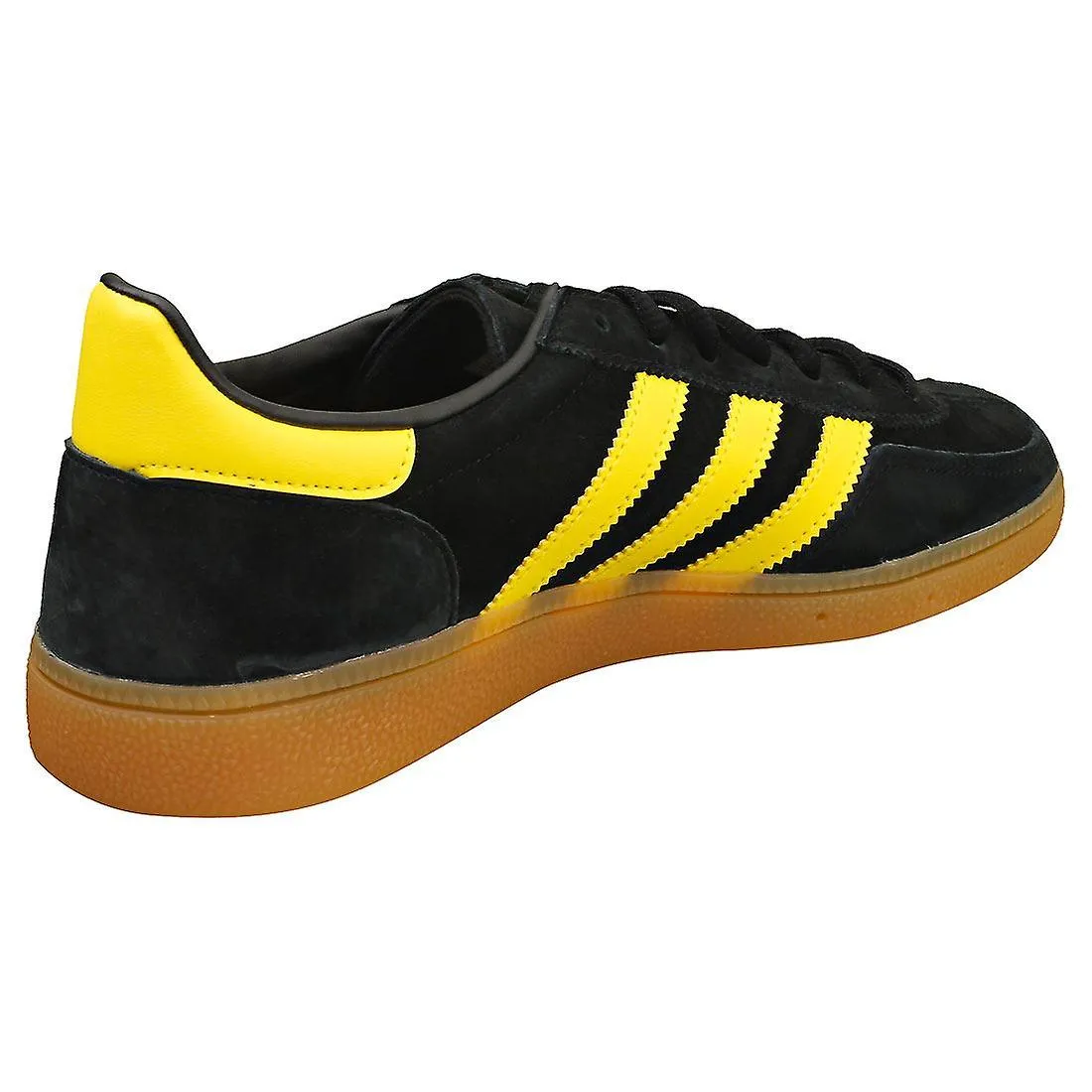 adidas Handball Spezial Mens Casual Trainers en Negro Amarillo