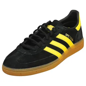 adidas Handball Spezial Mens Casual Trainers en Negro Amarillo