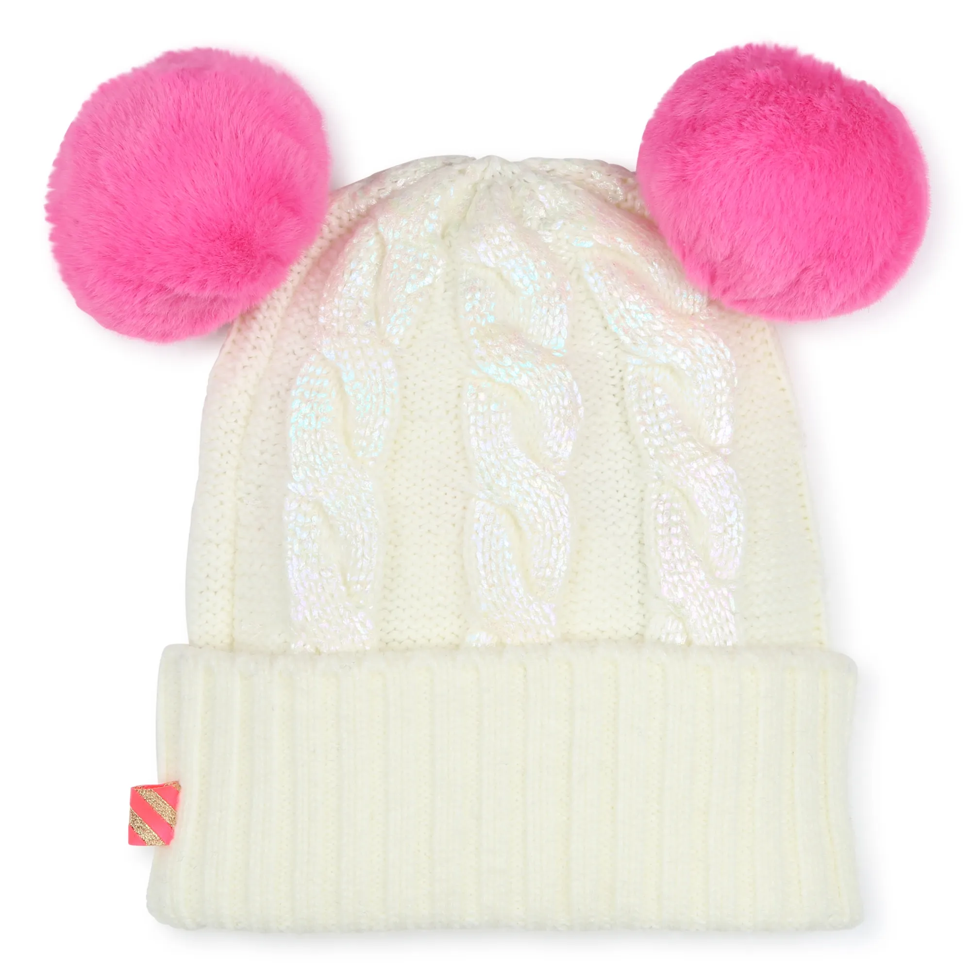 BILLIEBLUSH Gorro con pompones y ochos