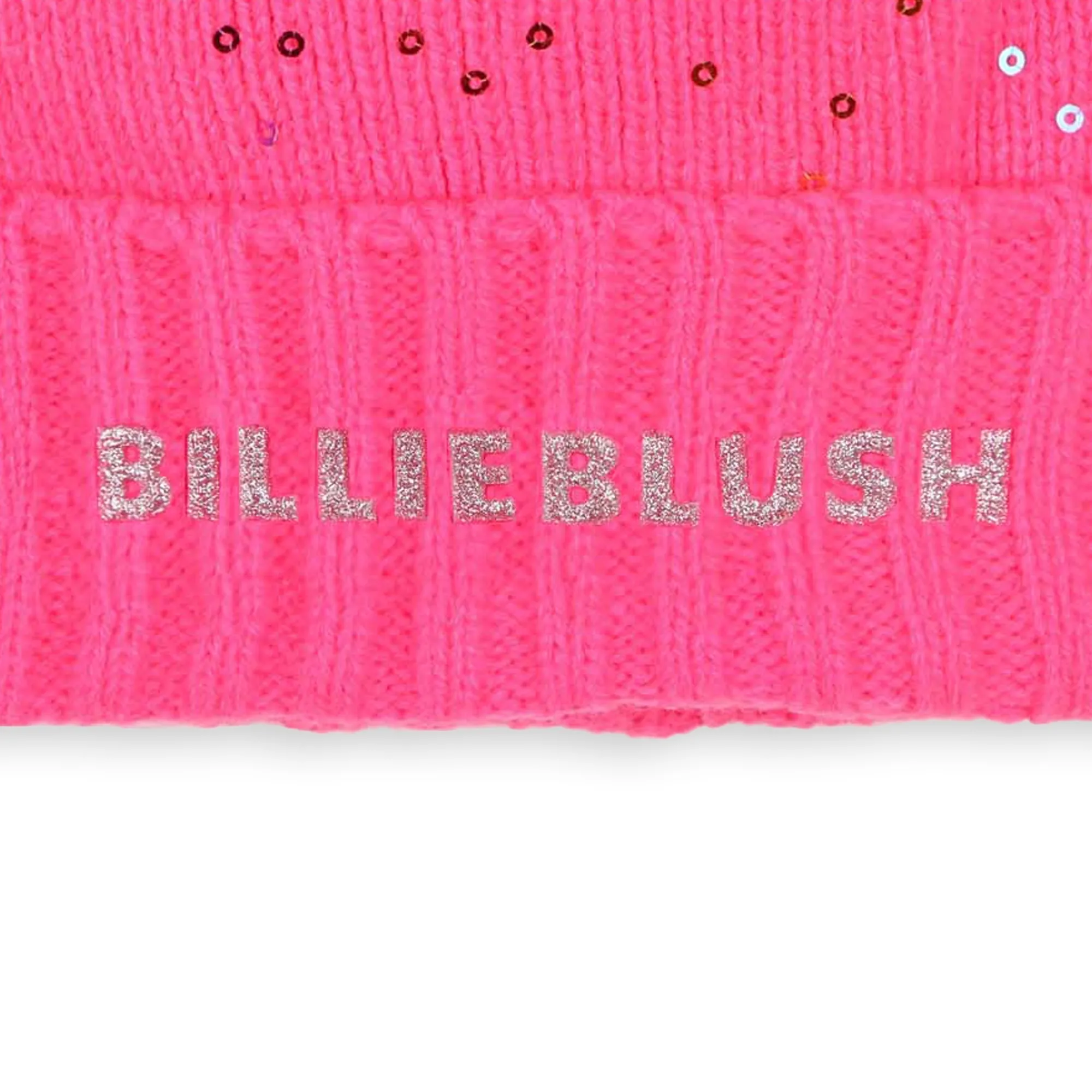 BILLIEBLUSH Gorro con pompón y lentejuelas