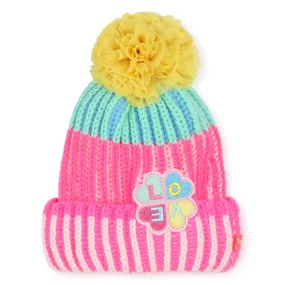 BILLIEBLUSH Gorro multicolor de canalé