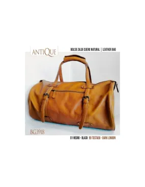 Bolso Zaldi Antique 3918 cuero natural