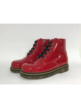 Bota charol roja