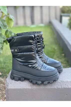 Bota Mujer Ecoligeros B3L3009 Lena Negra