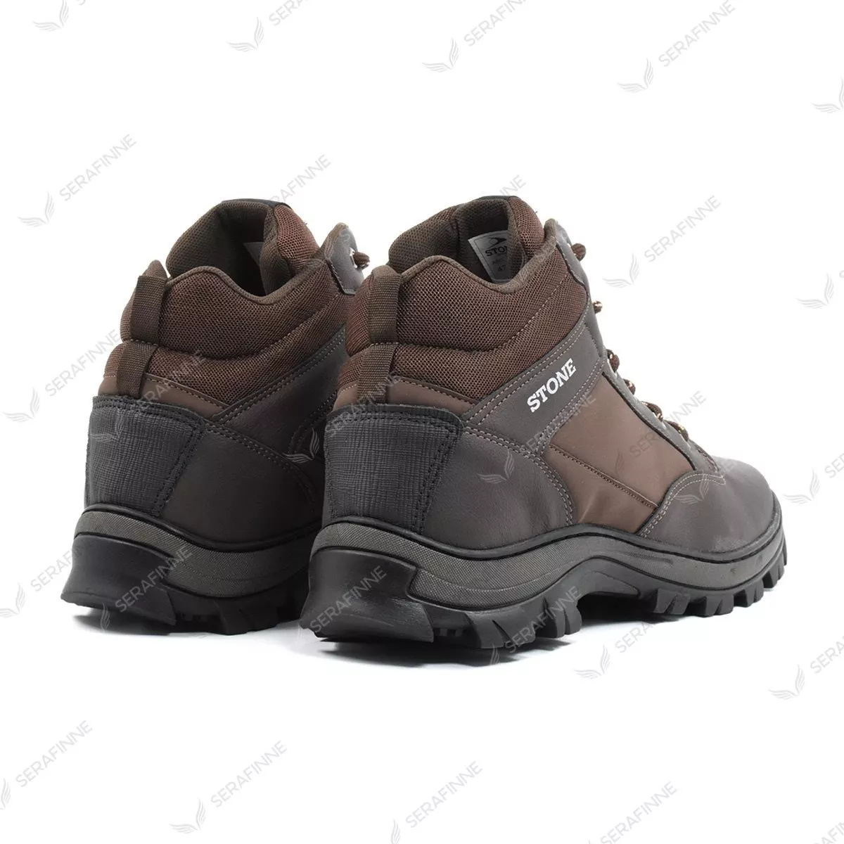 Bota Trekking Borcego Talle Especial Impermeable Stone 4106