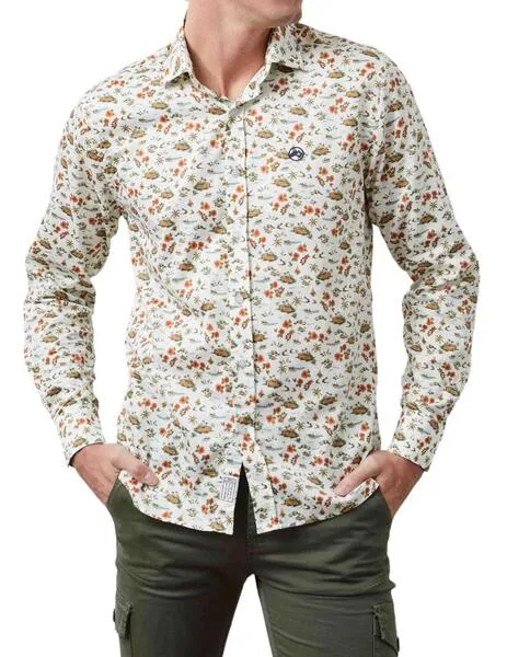 Camisa Altona Dock estampada para hombre