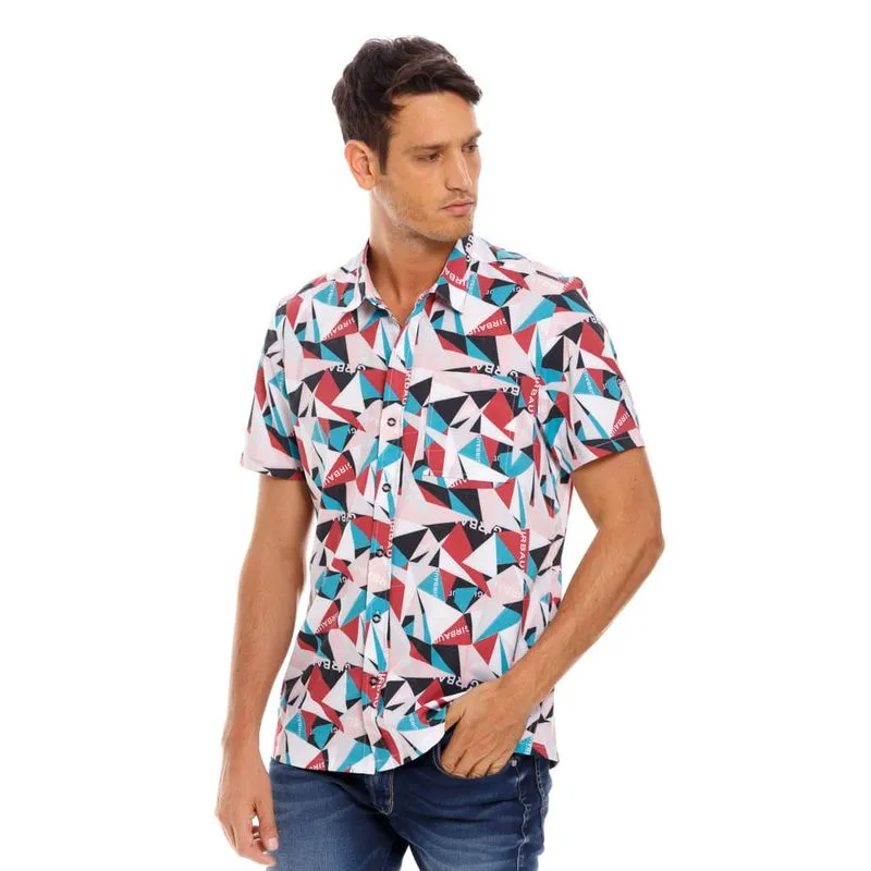 Camisa Manga Corta Para Hombre Girbaud