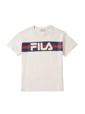 camiseta fila azrielle beige para mujer