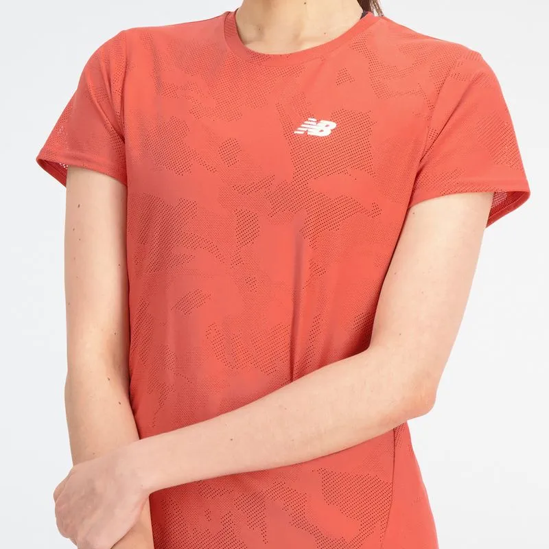 Camiseta Manga Corta Para Mujer New Balance