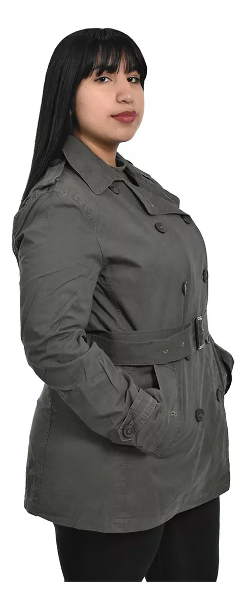 Campera Mujer Piloto Microfibra Impermeble Trench Especial