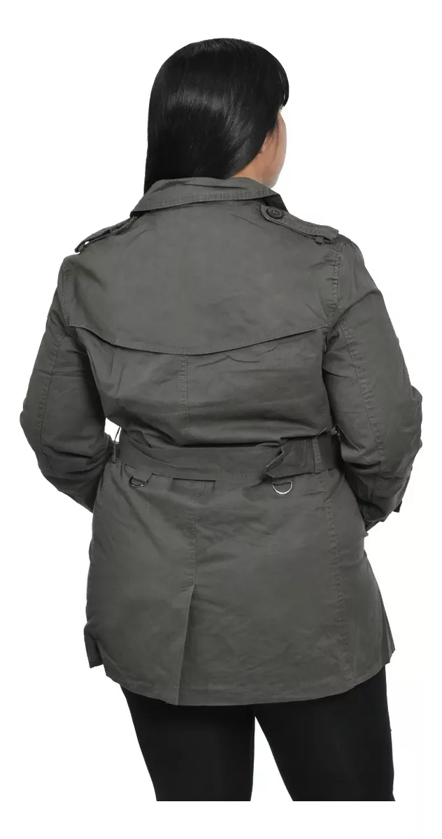 Campera Mujer Piloto Microfibra Impermeble Trench Especial