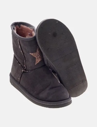 CANADIAN Bota gris detalle estrella