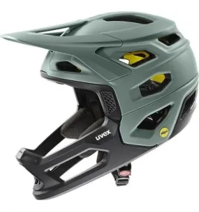 Casco DH MTB Uvex REVOLT MIPS (Negro musgo)