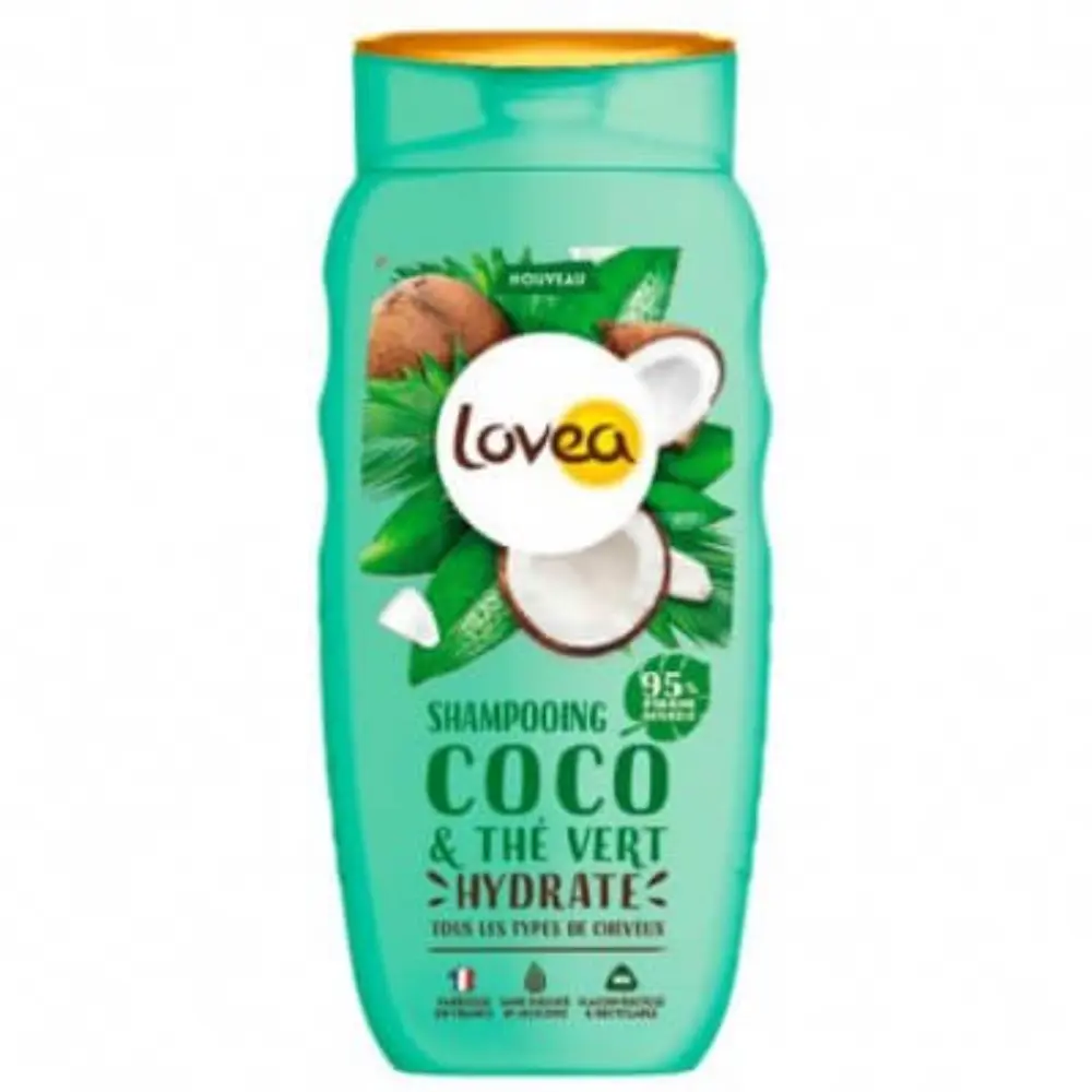 Champú con coco y extracto de té verde 250 ml