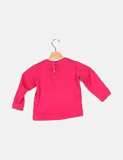 Decathlon Conjunto sudadera y pantalón rosa y gris