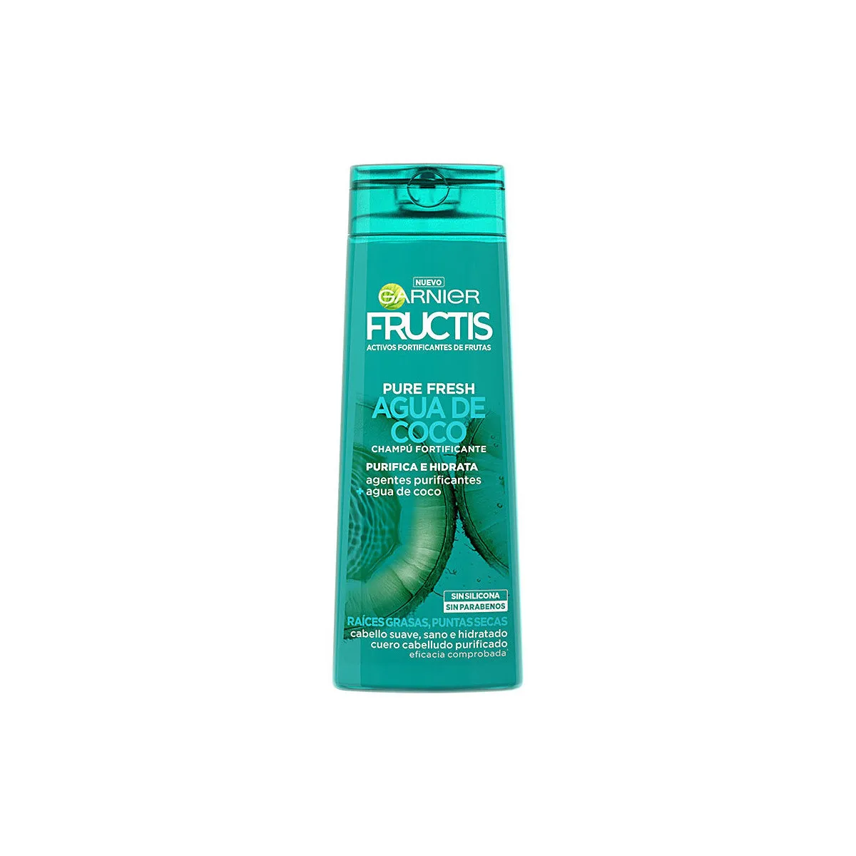 Fructis Pure Fresh Agua Coco Fortificante Champú