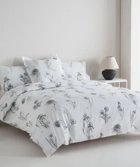 Funda Nórdica Reversible Percal 200h Cama 90 - Flores SINMAS