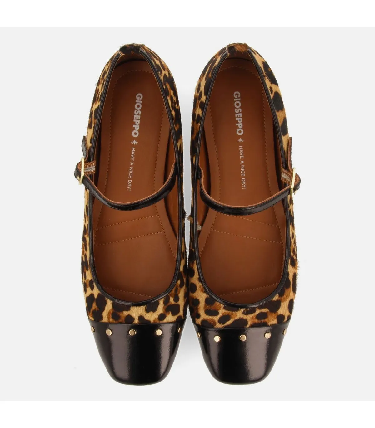 Giosepo Bailarinas Merceditas Piel Estampado Leopardo SERED Mujer