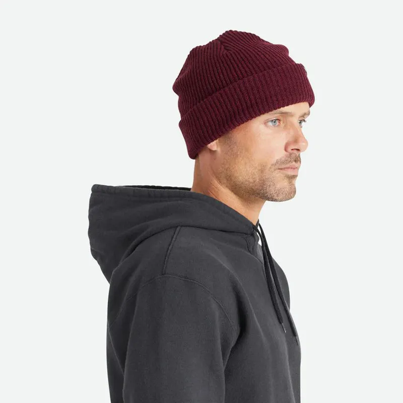 Gorro Brixton: Heist Beanie (Mahogany)