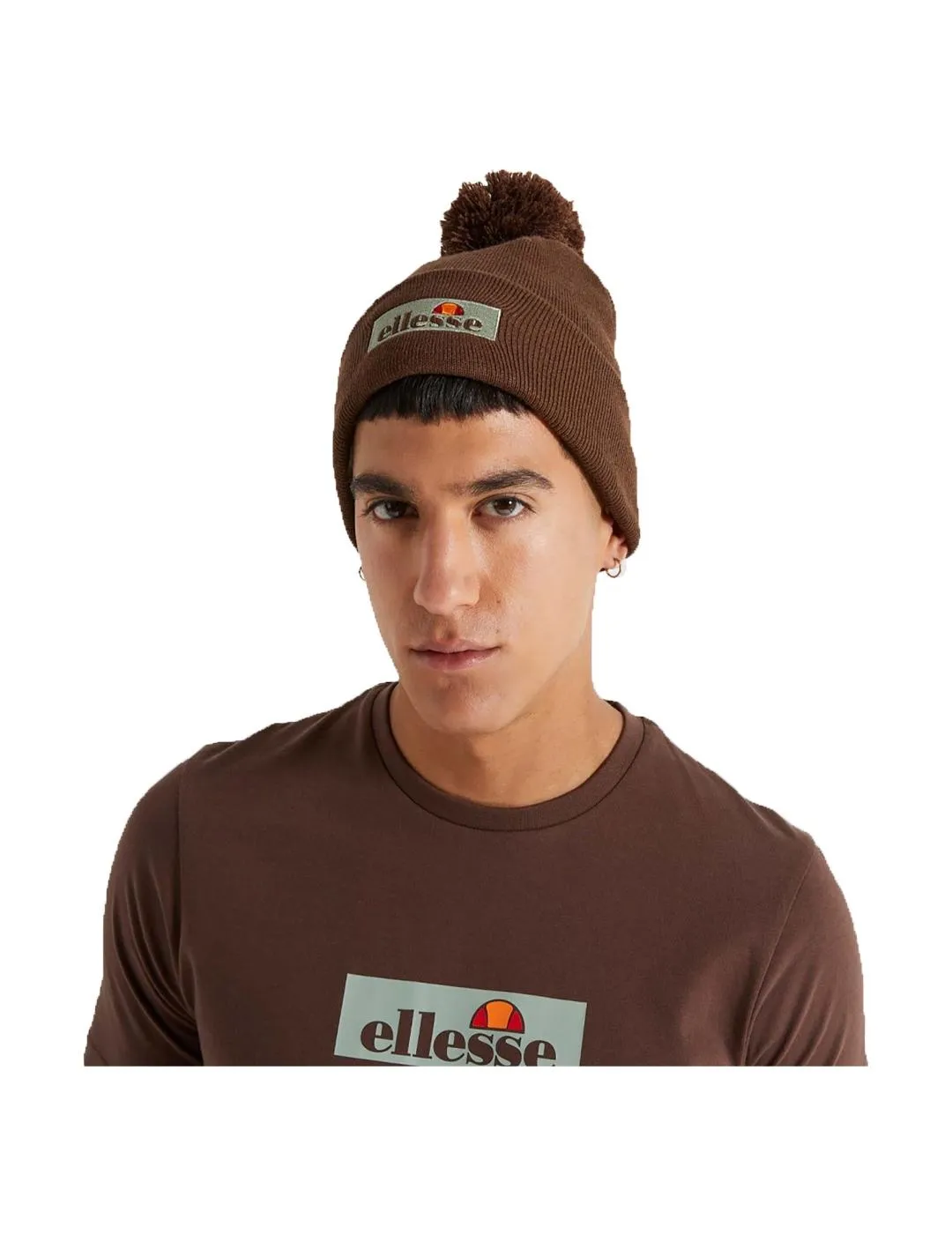 GORRO ELLESSE VITTAR POM POM  BROWN