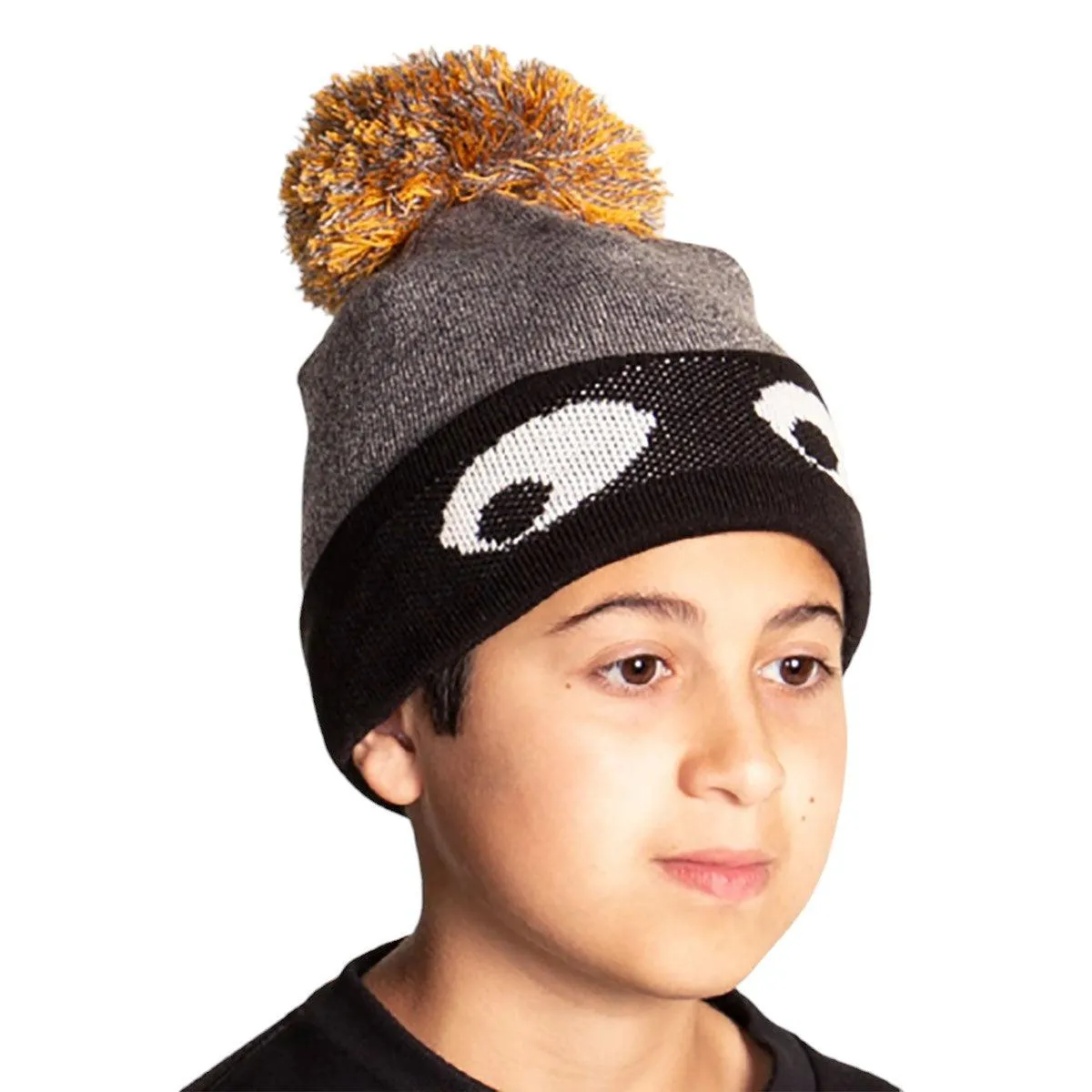 Gorro Rusty Inja Niño Gris Negro