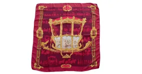 Hermès Bufandas de seda Roja 