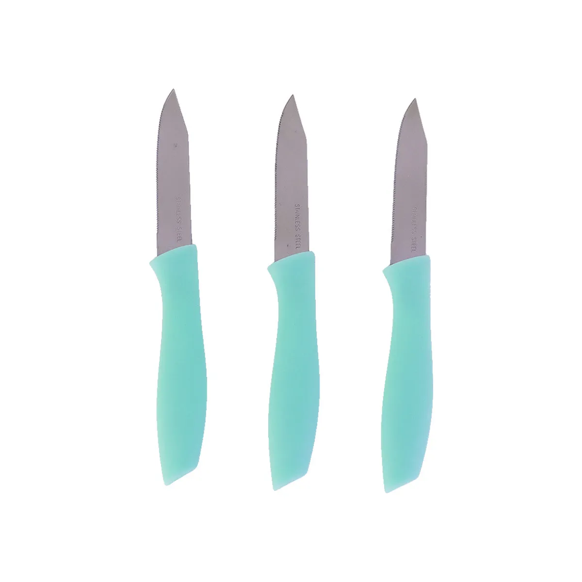 Inkanto, Set de Cuchillos de Cocina, color Aqua, 3 pzas