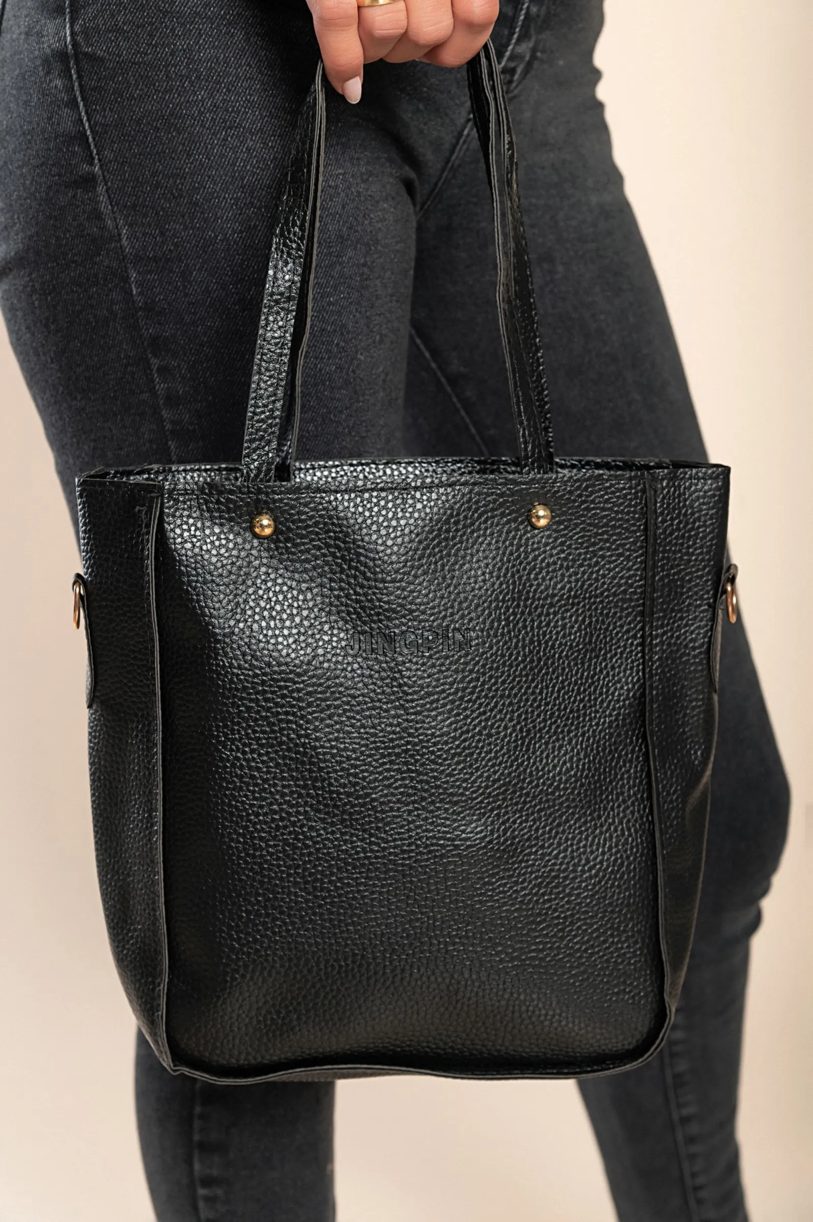 Juego de bolsos y cartera de 4 piezas, negro