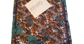 Kenzo Bufandas de seda Estampado de leopardo 