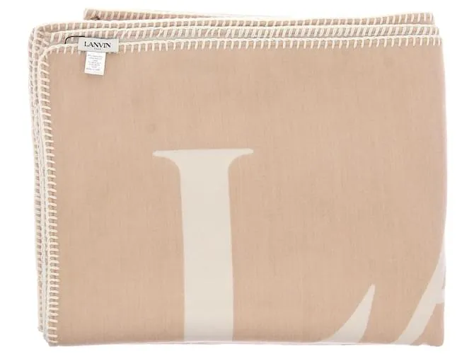 LANVIN Bufandas T.  Lana Beige 