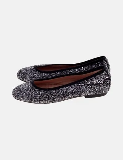 Peppas Bailarinas glitter negras