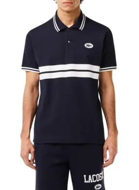 Polo Lacoste L1212 Insignia Marino Para Hombre