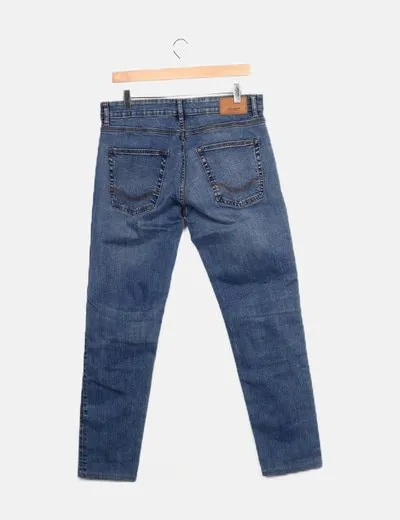 Pull&Bear Pantalón denim casual