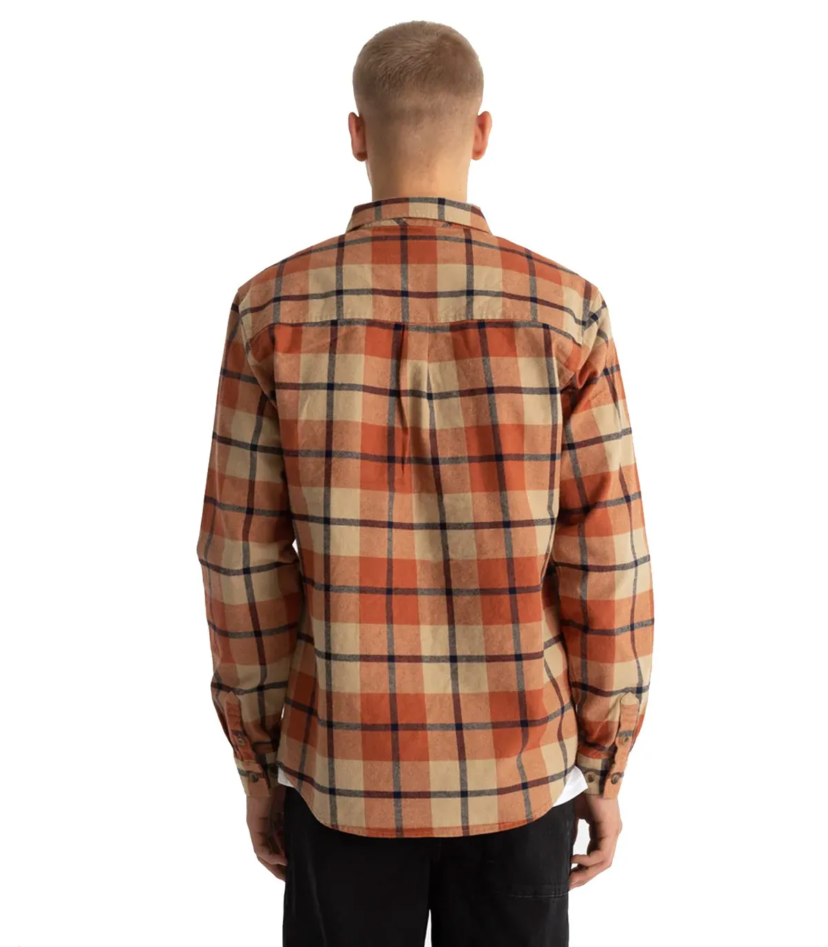 Revolution - Camisa Para Hombre Naranja - Casual Overshirt