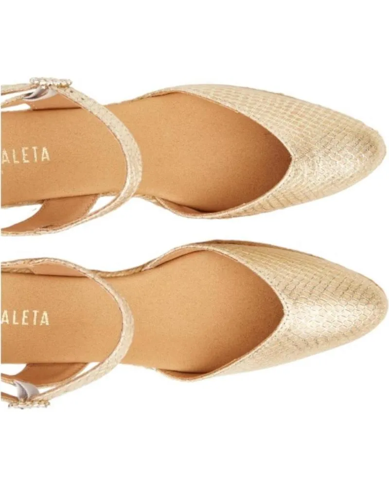 Sandalias de Mujer LA VALETA ALPARGATAS ORO