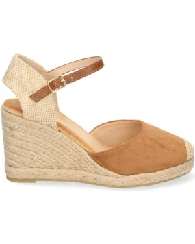 Sandalias PUNTOSALAO  de Mujer ALPARGATAS SANDALIAS DE CUNA MEDIA Y HEBILLA MUJER COLOR CAM  VARIOS COLORES