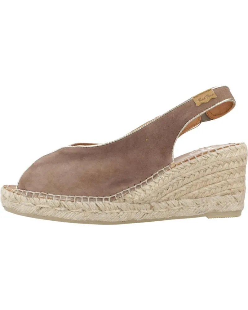 Sandalias TONI PONS  de Mujer ALPARGATAS MUJER MODELO LESLIE COLOR MARRON  TAUPE