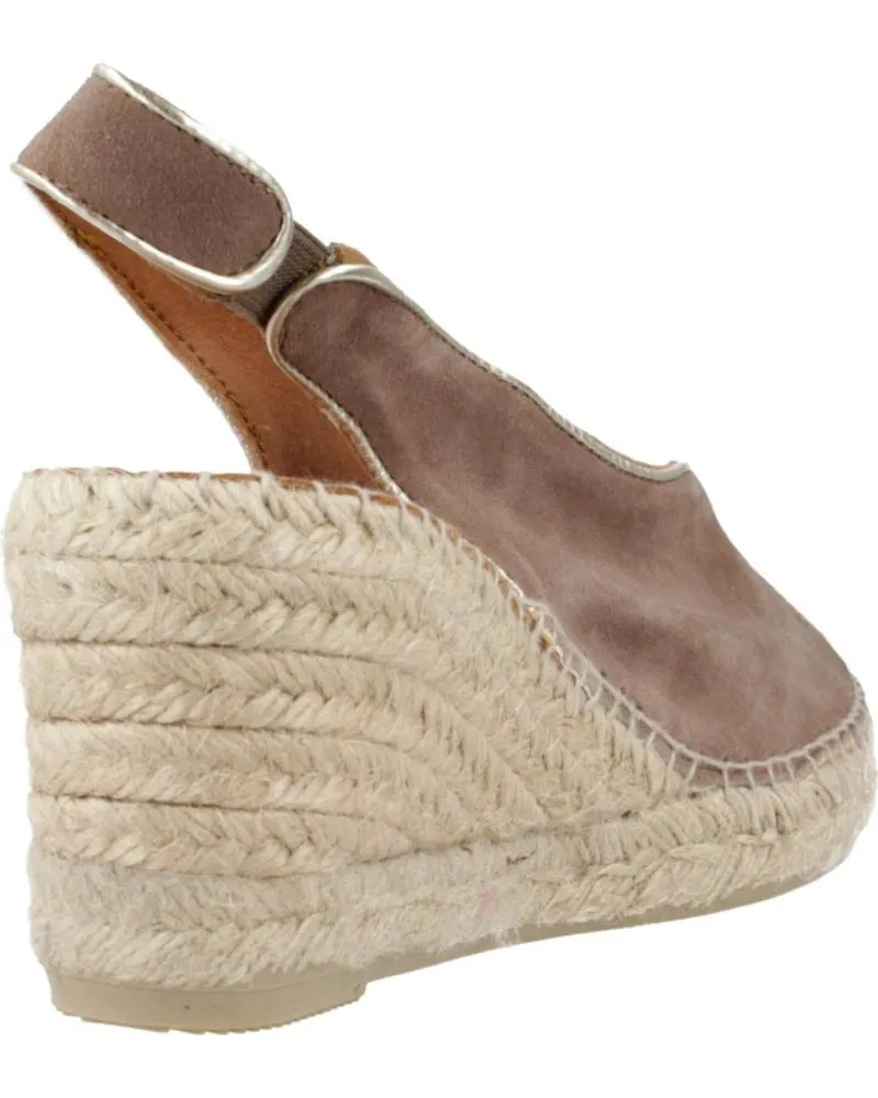 Sandalias TONI PONS  de Mujer ALPARGATAS MUJER MODELO LESLIE COLOR MARRON  TAUPE