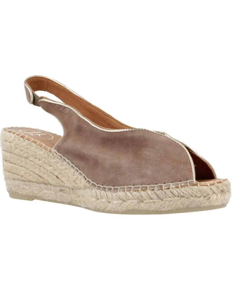 Sandalias TONI PONS  de Mujer ALPARGATAS MUJER MODELO LESLIE COLOR MARRON  TAUPE