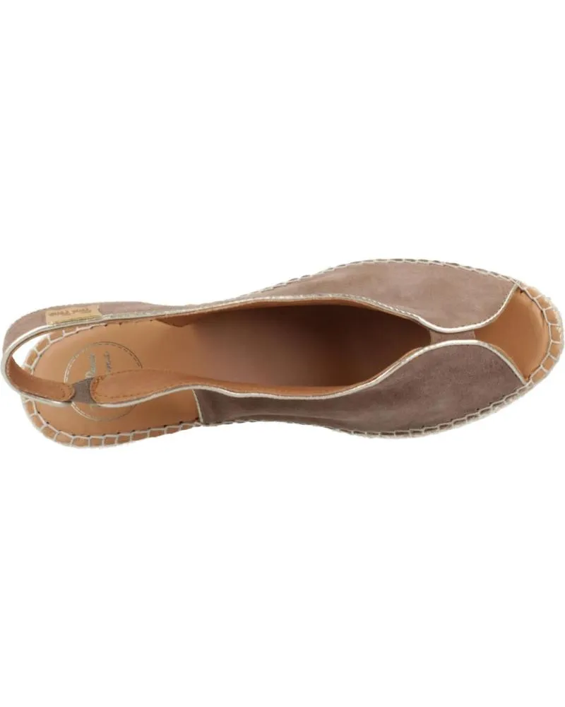 Sandalias TONI PONS  de Mujer ALPARGATAS MUJER MODELO LESLIE COLOR MARRON  TAUPE