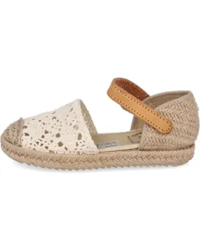 Sandalias VUL-LADI  de Niña 9370-681 ALPARGATAS ESPARTO NI  BEIGE