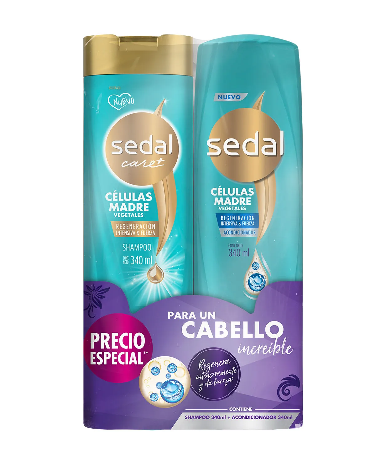 Sedal Shampoo 340 ml +  Acondicionador 340 ml