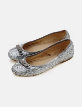 Sfera Bailarinas glitter plateadas