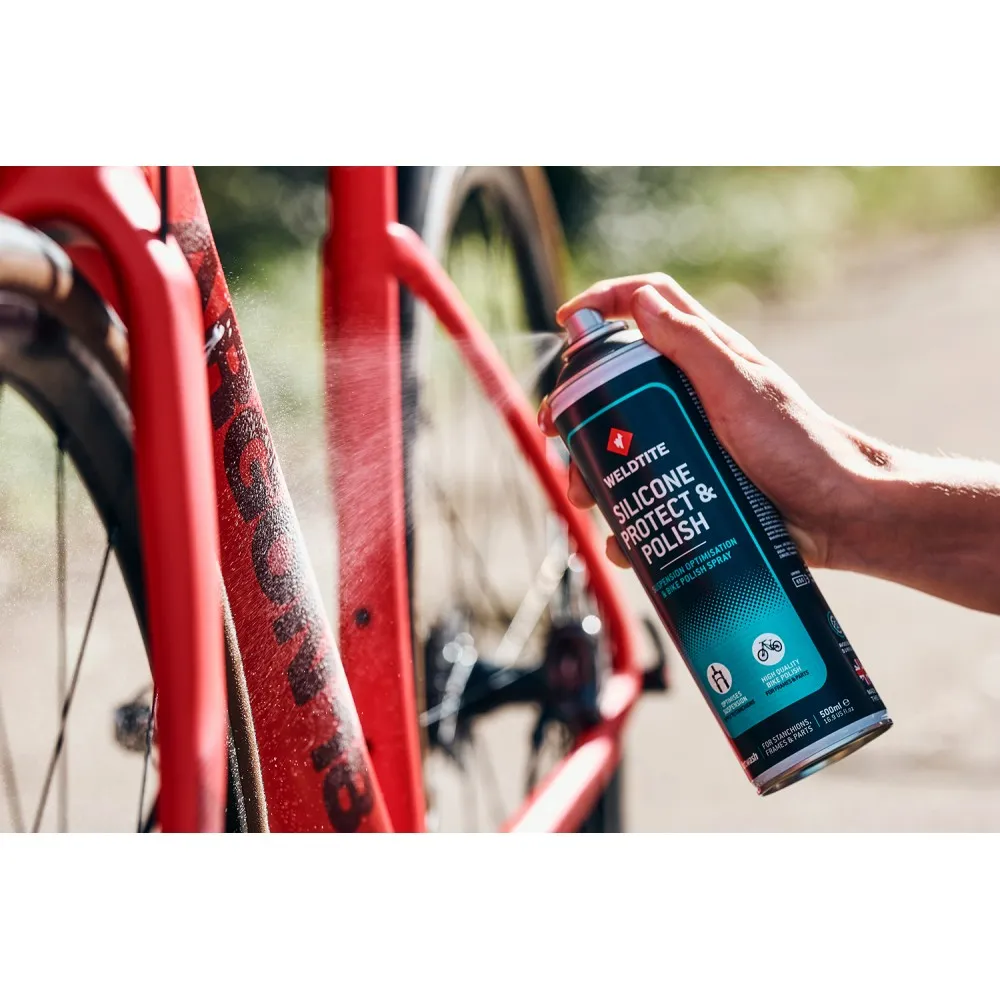 Silicona Aerosol Weldtite Protectora para Bicicleta 