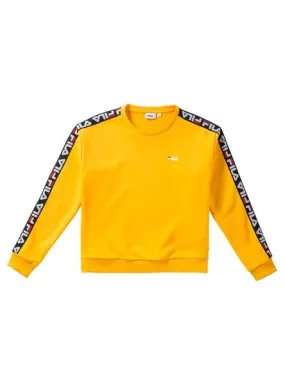 sudadera fila tivka amarillo para mujer