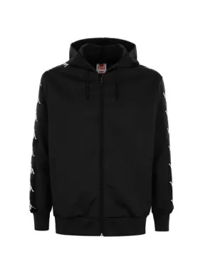 sudadera kappa cofee negro para hombre