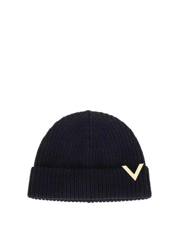 Valentino Garavani Gorro - Azul Oscuro